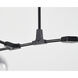 Canada 5 Light 16.5 inch Black Chandelier Ceiling Light