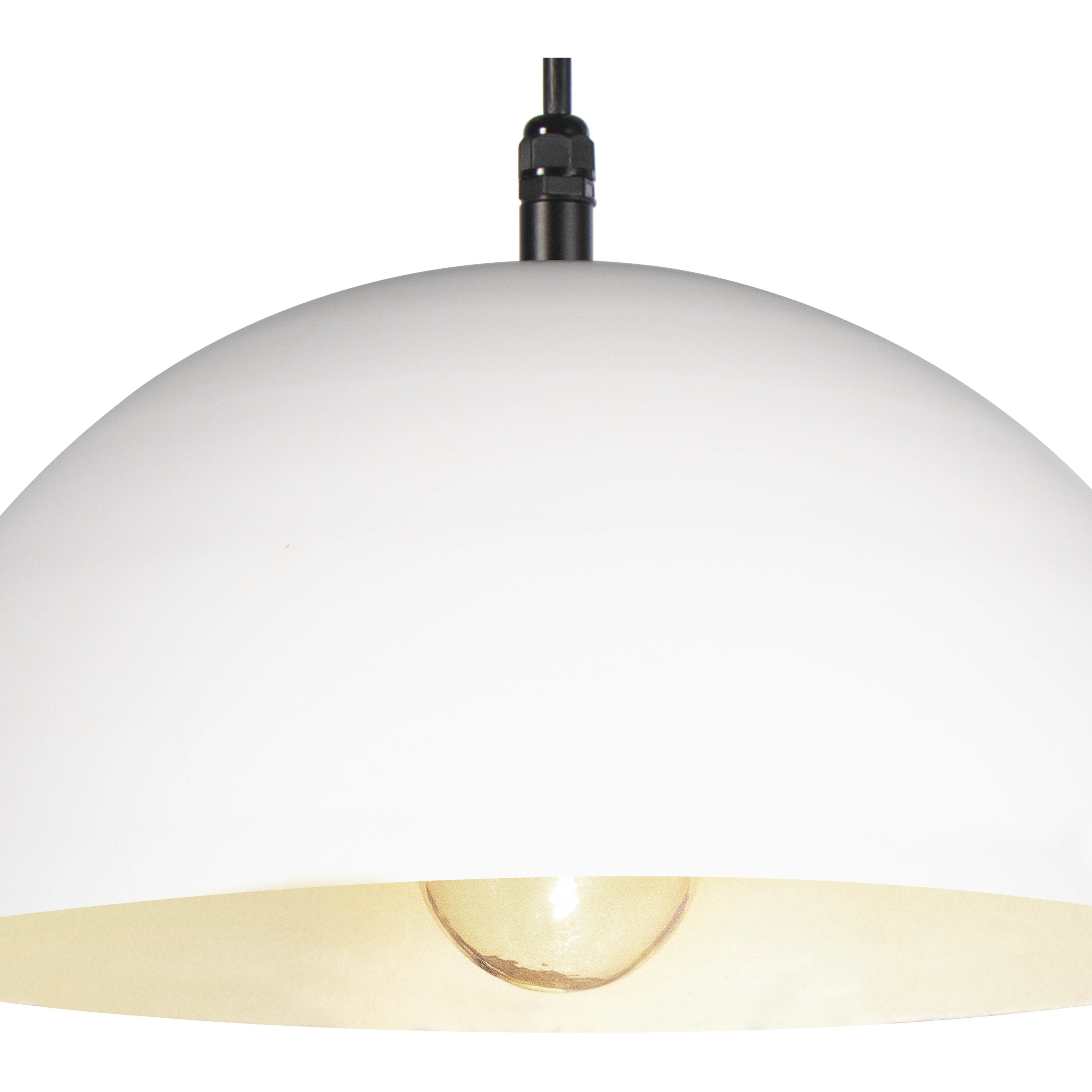 Peridot 1 Light 15 inch White Outdoor Pendant, Small