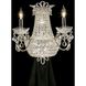 Princess 2 Light 16 inch Silver Wall Sconce Wall Light