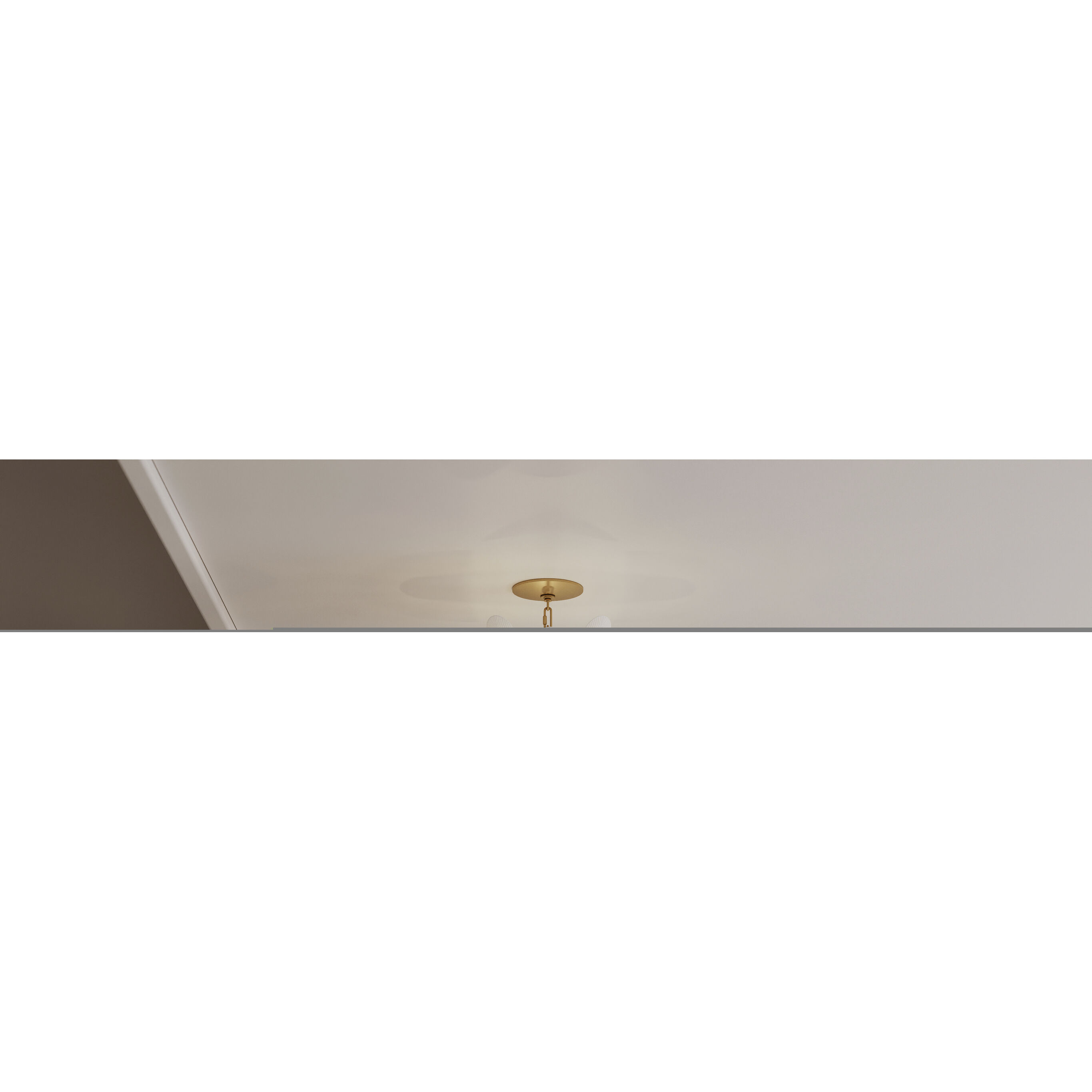 Vellinor 4 Light 28 inch Painted Legacy Brass Semi-Flush Mount Ceiling Light