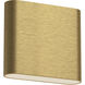 Slate Wall Sconce Wall Light in Brushed Gold