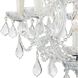 Maria Theresa 6 Light 20 inch Polished Chrome Chandelier Ceiling Light in Clear Swarovski Strass