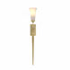 Sweeping Taper 1 Light 4.25 inch Modern Brass Sconce Wall Light
