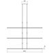 Tik-Tak LED 47.5 inch Polished Chrome Pendant Ceiling Light