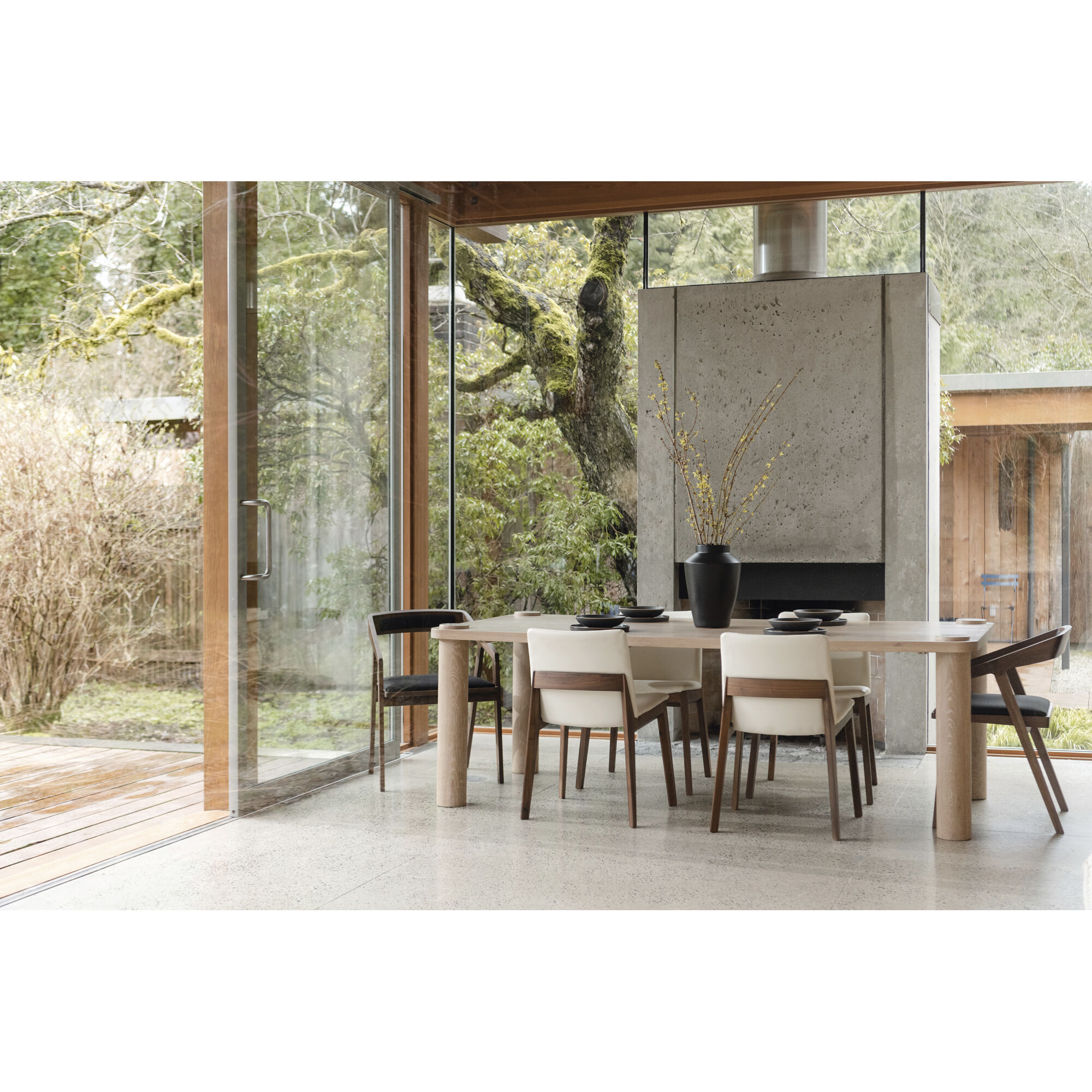 Padma Brown Arm Chair