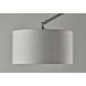 Willard 64 inch 100.00 watt Brushed Steel Floor Lamp Portable Light