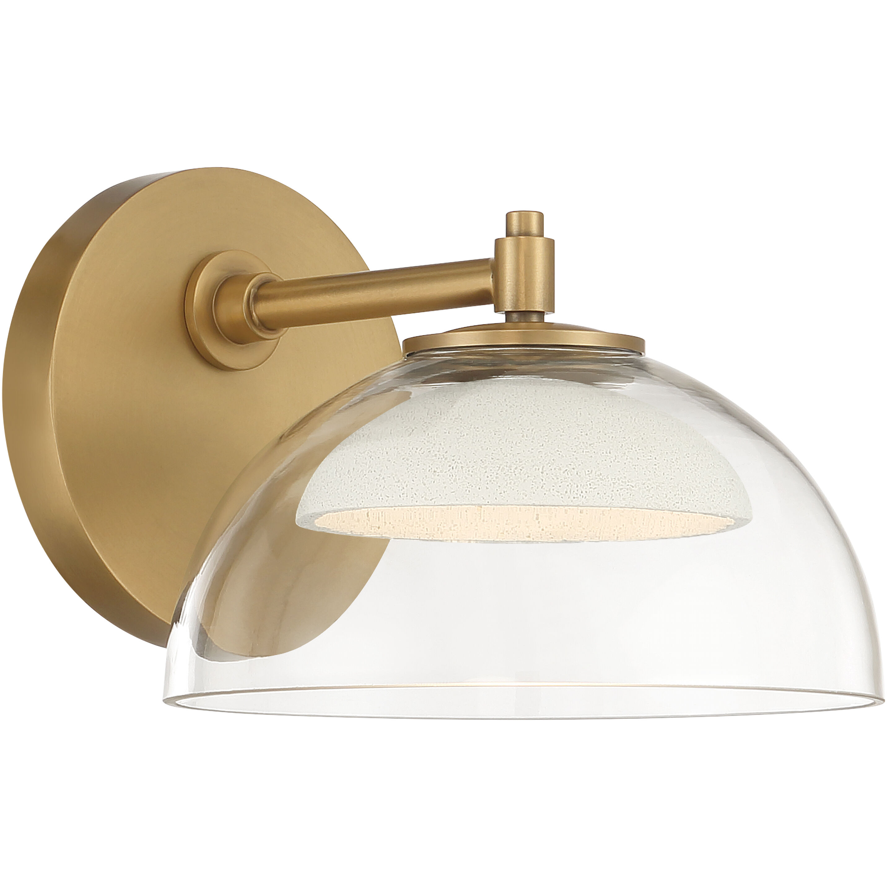 Halwynd LED 7.25 inch Legacy Brass Bath Sconce Wall Light