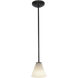 Martini 1 Light 7.25 inch Oil Rubbed Bronze Pendant Ceiling Light in White