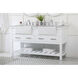 Clement 60 X 22 X 34 inch White Bathroom Vanity Cabinet