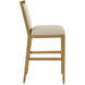 Santos 44 inch Sea Sand and Satin Brass and Liller Malt Bar Stool