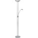 Baya 1 70.86 inch 20 watt Chrome Floor Lamp Portable Light