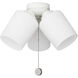 Windom LED Matte White Fan Light Kit