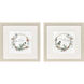 Joy Noel Gray and Green and Multi and Red Framed Art, Propac