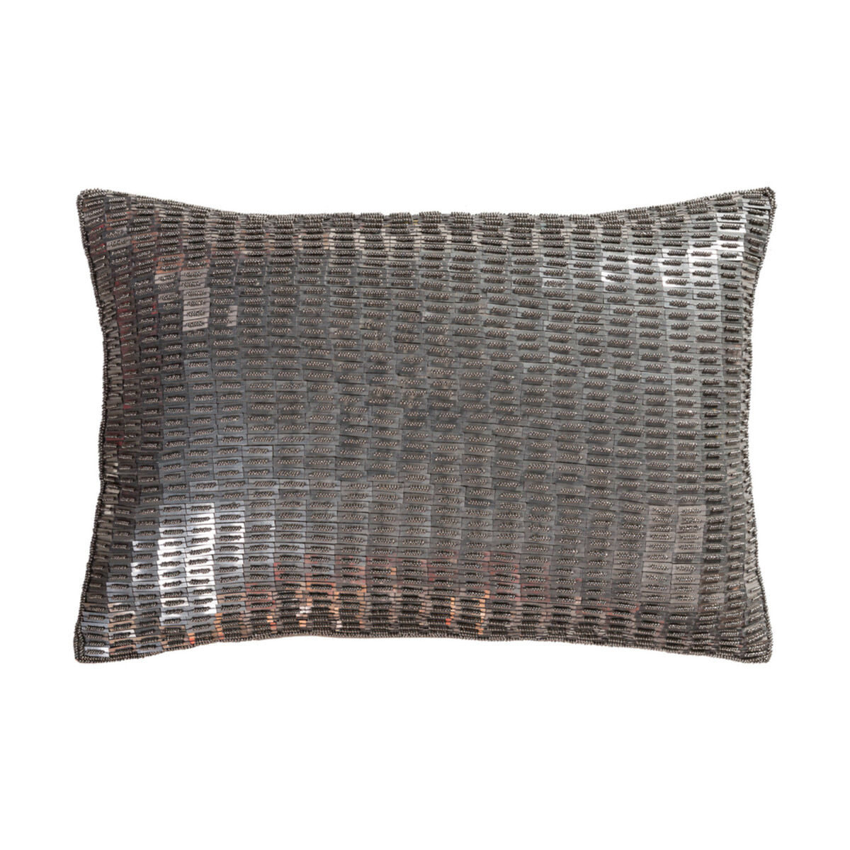 Ankara 19 X 13 inch Metallic - Silver/Medium Gray Pillow Kit