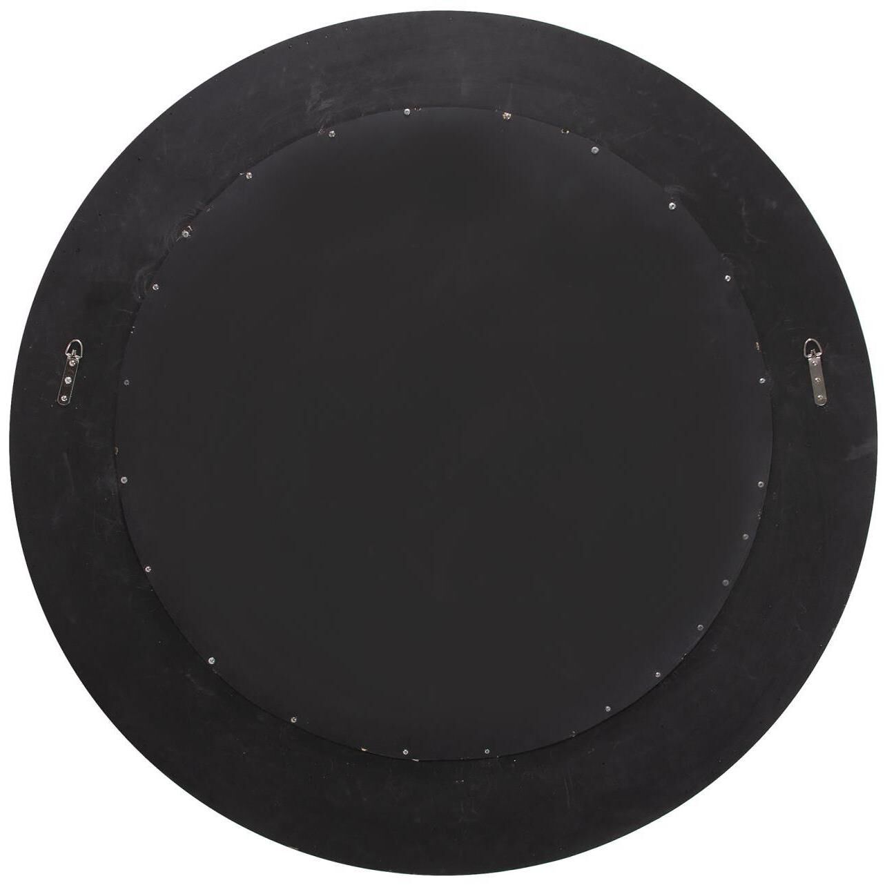 Yazku 47 X 47 inch Matte Black Mirror