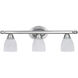 Madison 3 Light 25 inch Brushed Pewter Vanity Light Wall Light