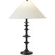 Petrus 26 inch Matte Black Table Lamp Portable Light