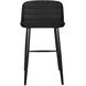 Looey 34 inch Black Counter Stool