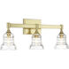 Gregory Bath Vanity Light Wall Light in Aged Brass