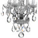 Welton 4 Light 11 inch Polished Chrome Mini Chandelier Ceiling Light in Clear Italian