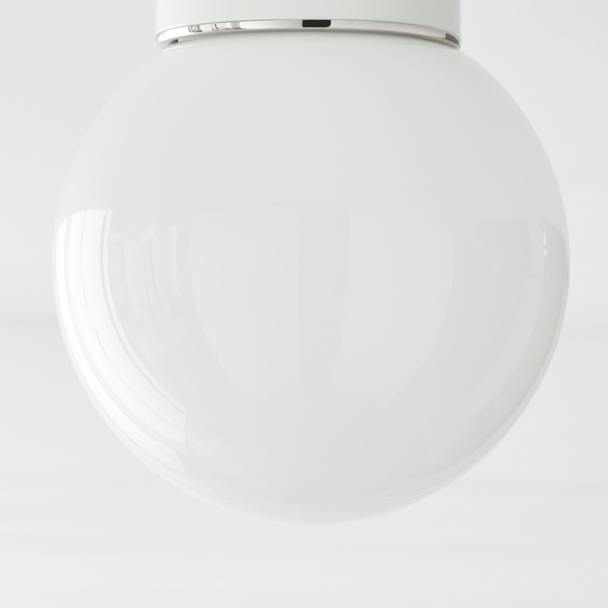 kate spade new york Monroe 1 Light 8.5 inch Polished Nickel Flush Mount Ceiling Light in Polished Nickel / Gloss White