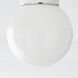 kate spade new york Monroe 1 Light 8.5 inch Polished Nickel Flush Mount Ceiling Light in Polished Nickel / Gloss White