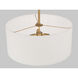 Molvene 3 Light 24 inch Legacy Brass Pendant Ceiling Light