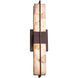Alabaster Rocks LED 20 inch Dark Bronze Linear Wall/Bath Wall Light