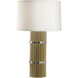 Douglas 26 inch 100.00 watt Gold and Silver Table Lamp Portable Light