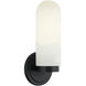 Capsula 1 Light 4.75 inch Matte Black Wall Sconce Wall Light