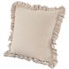 Betty 20 X 20 inch OA Beige Stripe Cushion in Multicolor