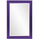 Avery 42 X 28 inch Glossy Royal Purple Wall Mirror