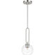 Codyn 1 Light 10 inch Brushed Nickel Mini-Pendant Ceiling Light