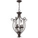 Coronado 4 Light 15 inch Bronze Foyer Chandelier Ceiling Light