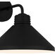 Rencher 1 Light 13 inch Matte Black Outdoor Wall Lantern