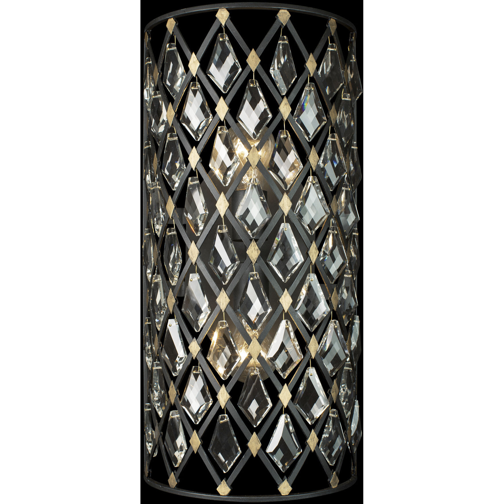 Windsor 2 Light 10 inch Carbon and Havana Gold Wall Sconce Wall Light