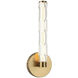 Ripley LED 5.13 inch Aged Gold Brass Wall Sconce Wall Light