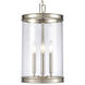Mendoza 3 Light 10.25 inch Polished Nickel Pendant Ceiling Light