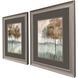 Autumn in the Park Green and Teal and Rust and Brown Framed Art, Propac