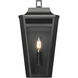 Sumerlin 1 Light 14.5 inch Powder Coated Black Outdoor Wall Sconce