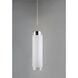 Scope LED 6 inch Polished Chrome Single Pendant Ceiling Light