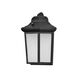 Montauk LED 12.25 inch Black Outdoor Wall Light
