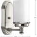 Folsham 1 Light 5 inch Brushed Nickel Bath Vanity Wall Light, Design Series