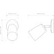 Carlton 1 Light 4.33 inch Matte White ADA Interior Wall Light