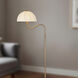 Alora Mood Crosby 68 inch 60 watt Brushed Gold Floor Lamp Portable Light