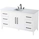 Millie 60 X 35 inch White Bathroom Vanity Cabinet