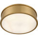 Wynn 4 Light 16 inch Legacy Brass Semi-Flush Mount Ceiling Light