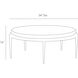 Kelsie 34 inch Black Coffee Table