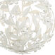 Marselle 4 Light 16.5 inch Matte White Mini Chandelier Ceiling Light