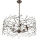 Crislett 8 Light 31 inch Sunglow Bronze Chandelier Ceiling Light